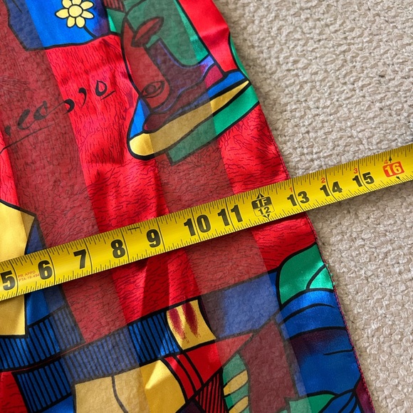 Colorful Abstract Pattern Scarf - Picasso - Picture 7 of 9